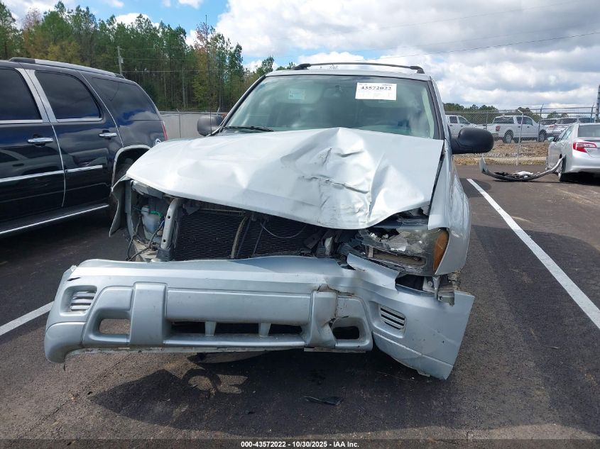 2007 Chevrolet Trailblazer Ls VIN: 1GNDS13S672212857 Lot: 43572022