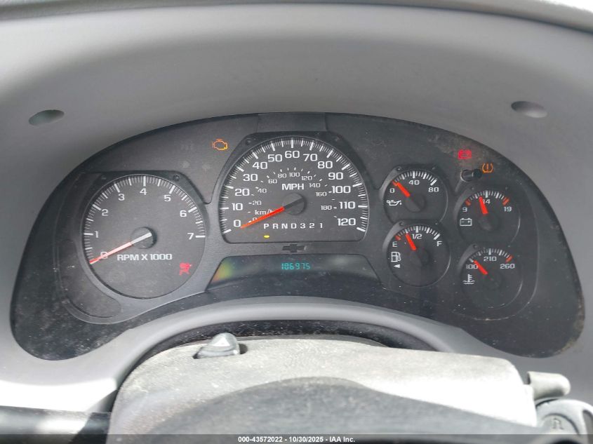 2007 Chevrolet Trailblazer Ls VIN: 1GNDS13S672212857 Lot: 43572022