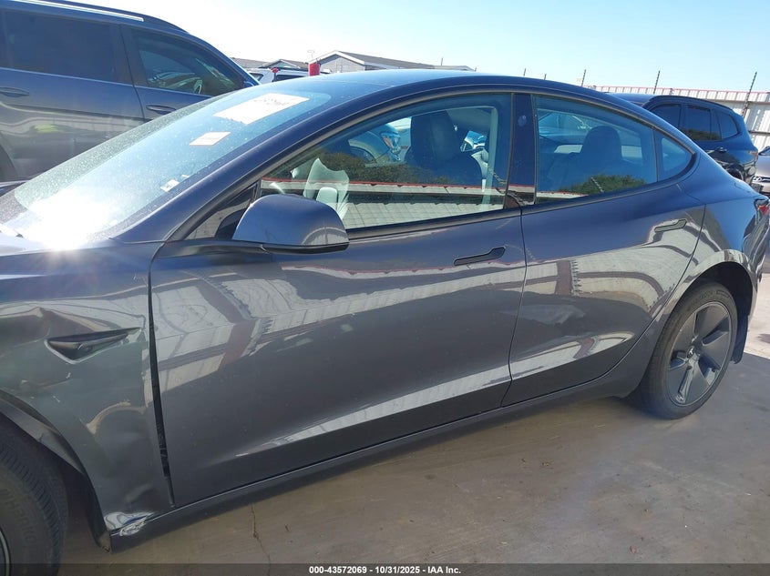 2023 Tesla Model 3 Rear-Wheel Drive VIN: 5YJ3E1EA9PF701850 Lot: 43572069