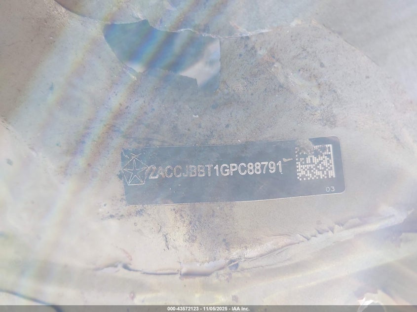 ZACCJBBT1GPC88791 2016 JEEP RENEGADE photo no. 9
