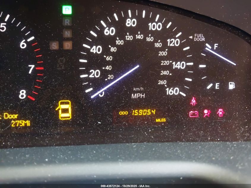 2005 Lexus Ls 430 VIN: JTHBN36F455001331 Lot: 43572124