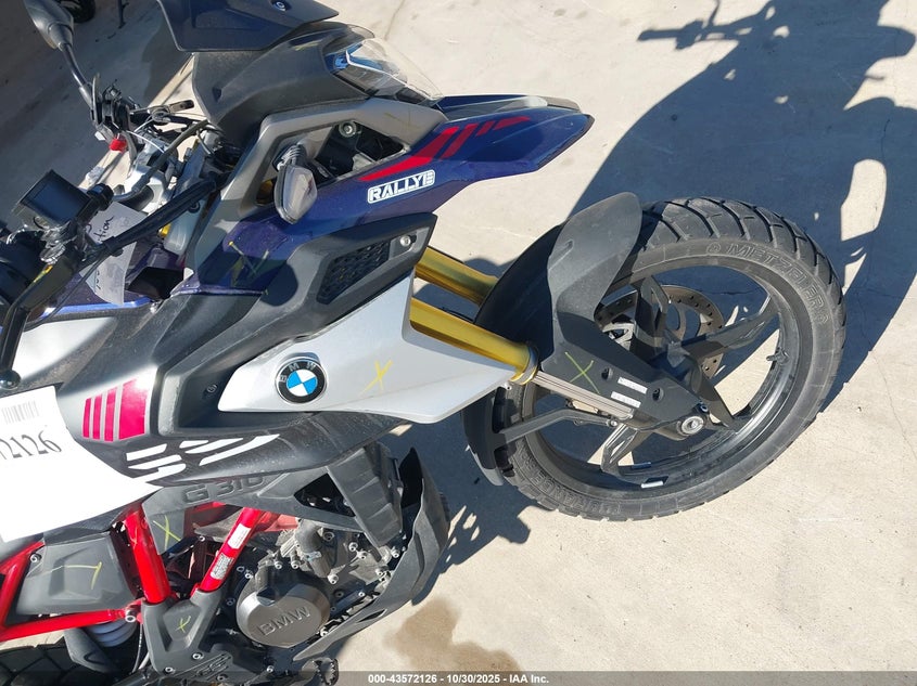 2022 BMW G310 Gs VIN: WB30G3305NRA22210 Lot: 43572126
