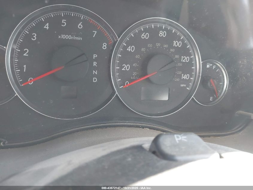 2008 Subaru Outback 2.5I Limited/2.5I Limited L.l. Bean Edition VIN: 4S4BP62C287353272 Lot: 43572147