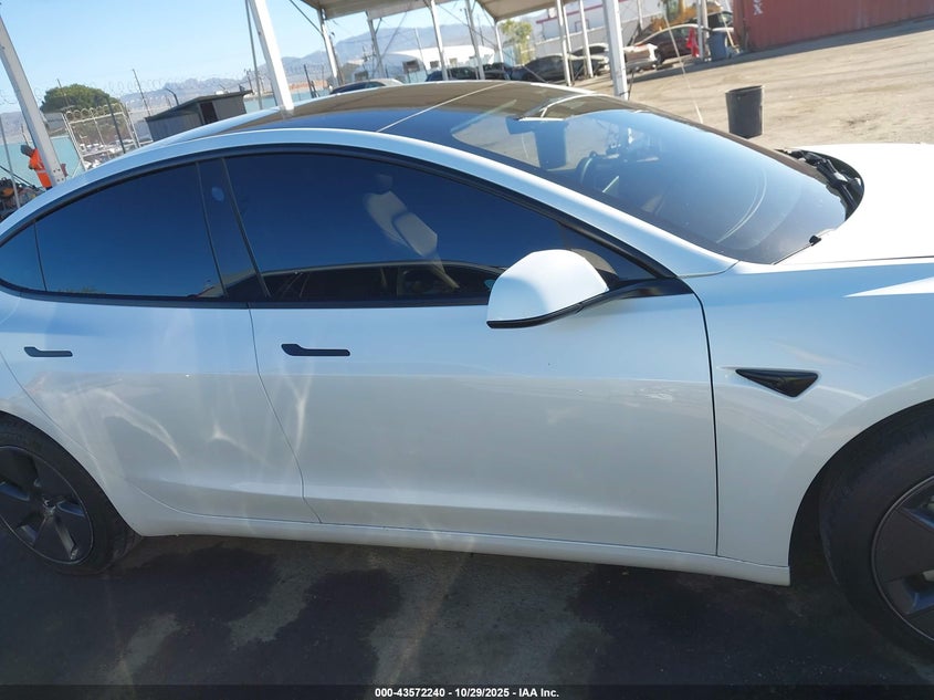 2022 Tesla Model 3 Long Range Dual Motor All-Wheel Drive VIN: 5YJ3E1EB4NF341442 Lot: 43572240