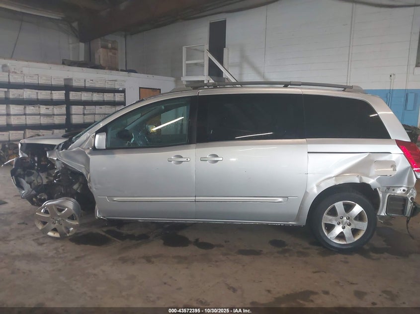2005 Nissan Quest 3.5 Se VIN: 5N1BV28U75N124656 Lot: 43572395