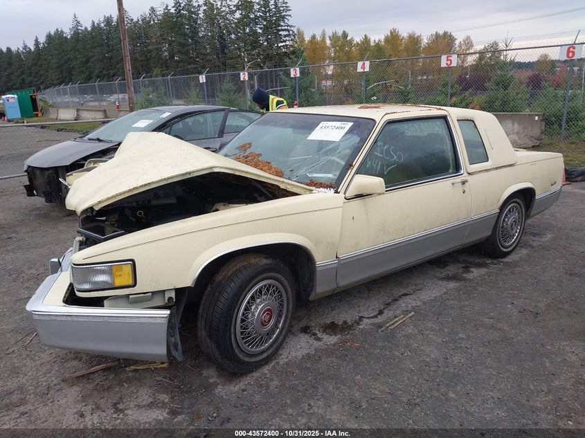 1G6CD1152K4214651 1989 CADILLAC DE VILLE photo no. 2