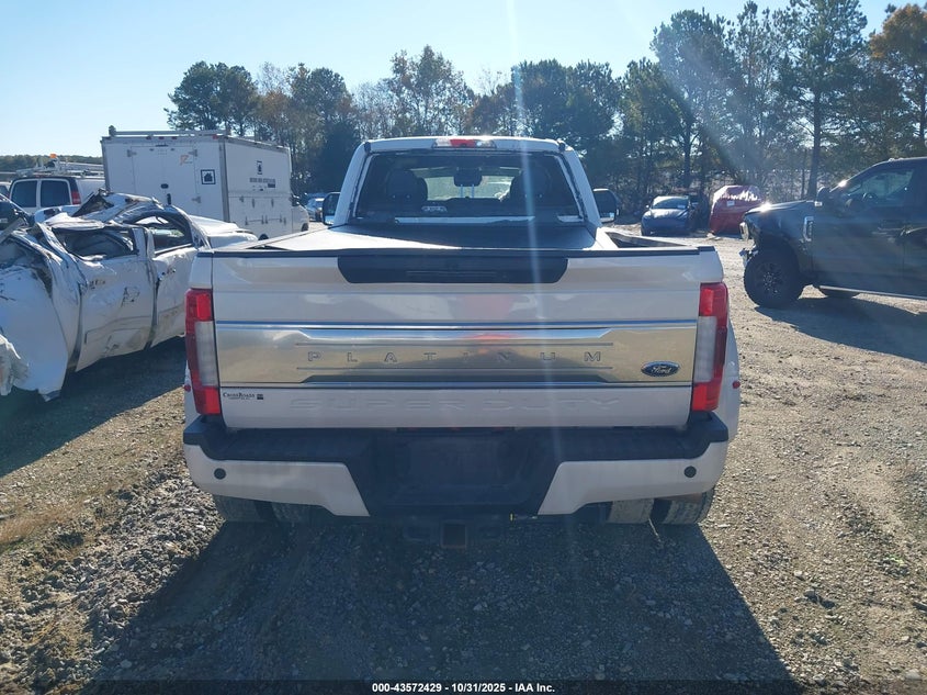 2017 Ford F-450 Platinum VIN: 1FT8W4DT6HEF06220 Lot: 43572429