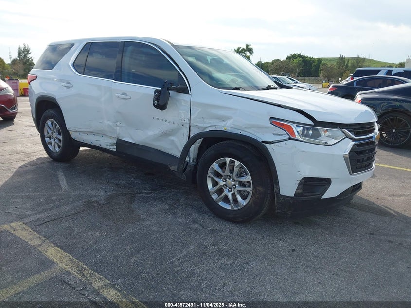 2021 CHEVROLET TRAVERSE FWD LS - 1GNERFKW6MJ191530