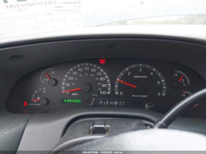 1999 Ford F-150 Lariat/Work Series/Xl/Xlt VIN: 1FTRX18W5XNB28183 Lot: 43572496