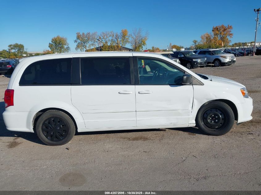 2017 Dodge Grand Caravan Se VIN: 2C4RDGBGXHR855868 Lot: 43572595