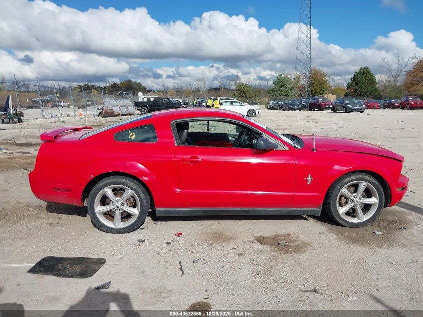 2006 Ford Mustang V6 VIN: 1ZVFT80N165146234 Lot: 43572669