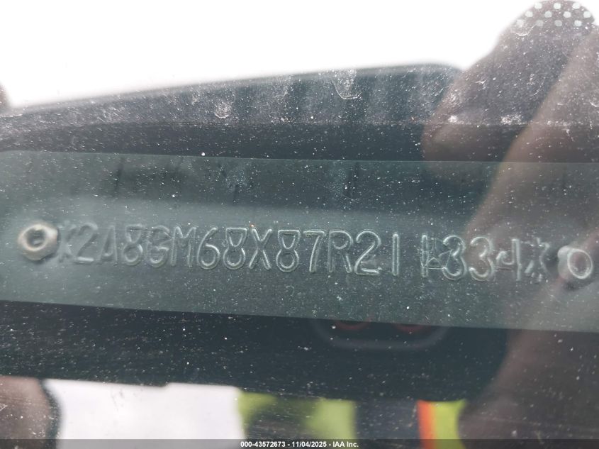 2007 Chrysler Pacifica Touring VIN: 2A8GM68X87R211334 Lot: 43572673