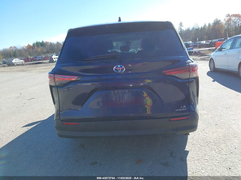 2021 Toyota Sienna Le VIN: 5TDKRKEC1MS007376 Lot: 43572754
