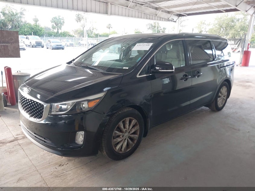 KNDMC5C14G6139257 2016 KIA SEDONA photo no. 2