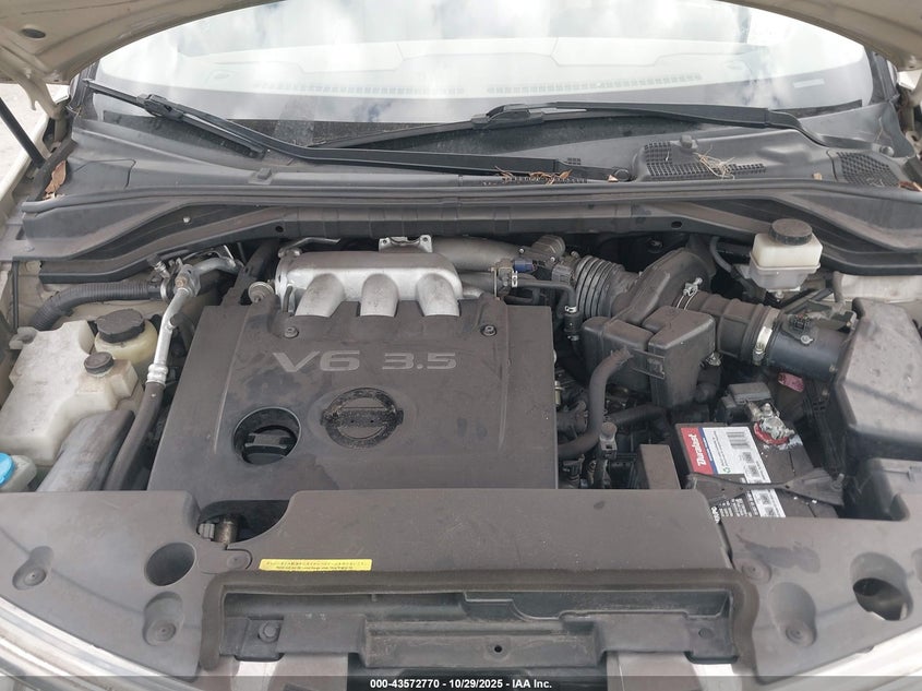 2006 Nissan Murano Sl VIN: JN8AZ08W76W500315 Lot: 43572770