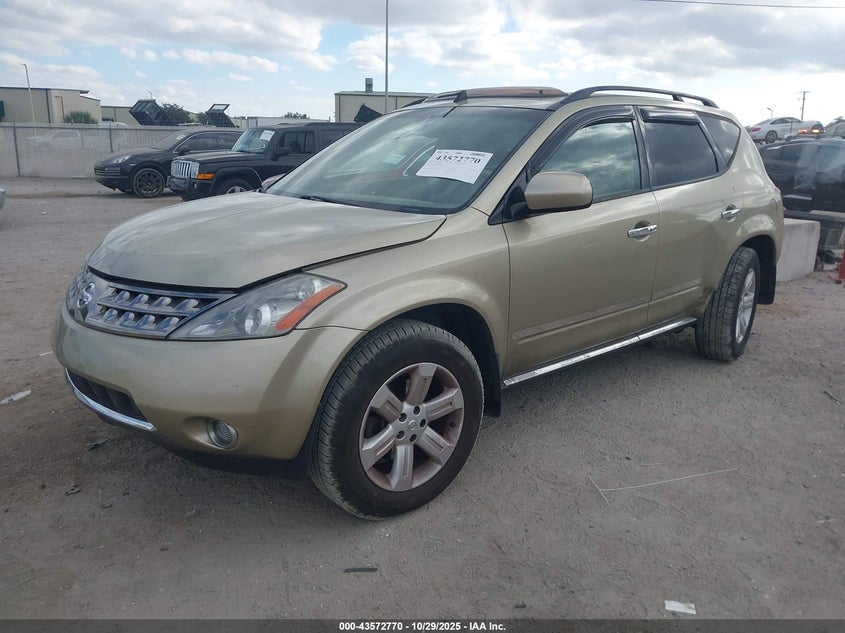JN8AZ08W76W500315 2006 NISSAN MURANO photo no. 2
