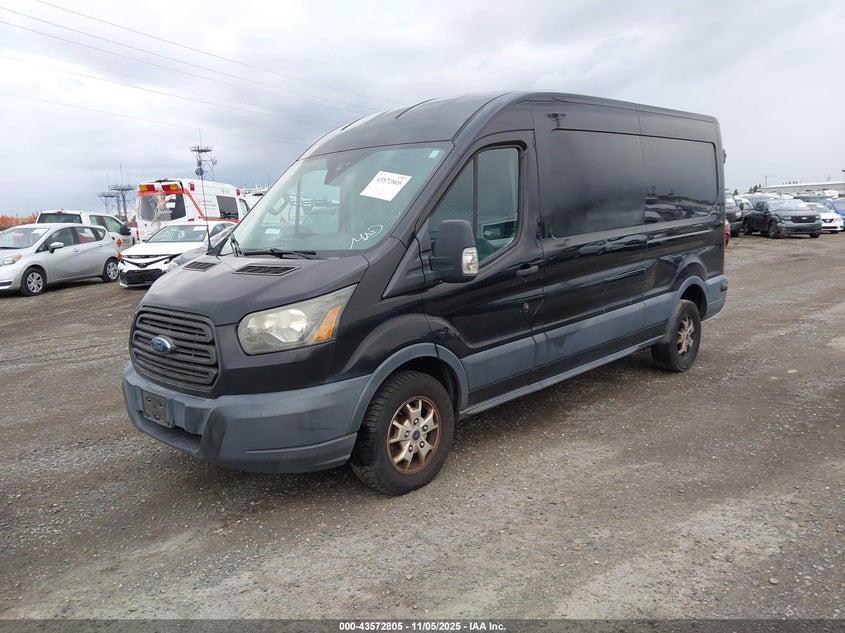 1FTYR2CM3FKA73055 2015 FORD TRANSIT photo no. 2