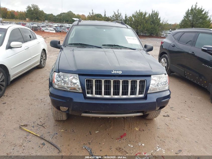 2004 Jeep Grand Cherokee VIN: 1J4GX48F34C205608 Lot: 43572879