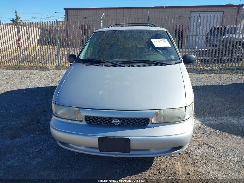 1997 Nissan Quest Gxe/Xe VIN: 4N2DN1118VD824907 Lot: 43572882