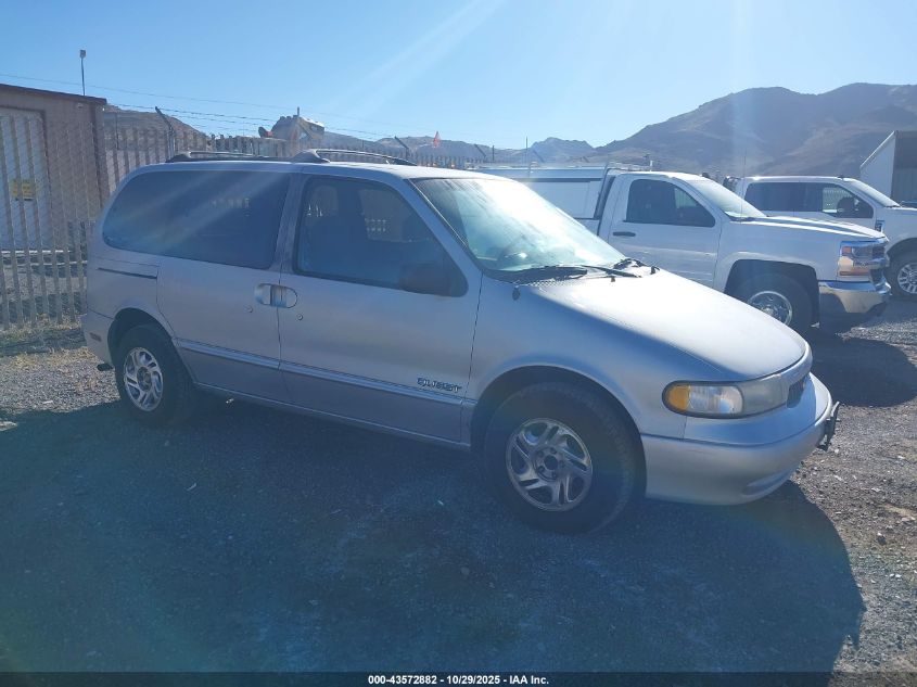 1997 Nissan Quest Gxe/Xe VIN: 4N2DN1118VD824907 Lot: 43572882