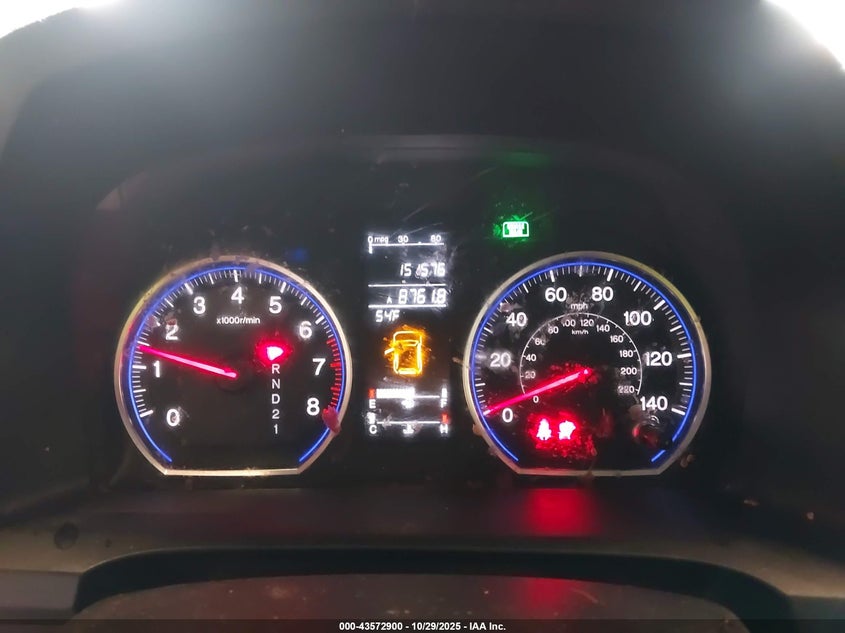 2009 Honda Cr-V Ex-L VIN: JHLRE48759C010202 Lot: 43572900