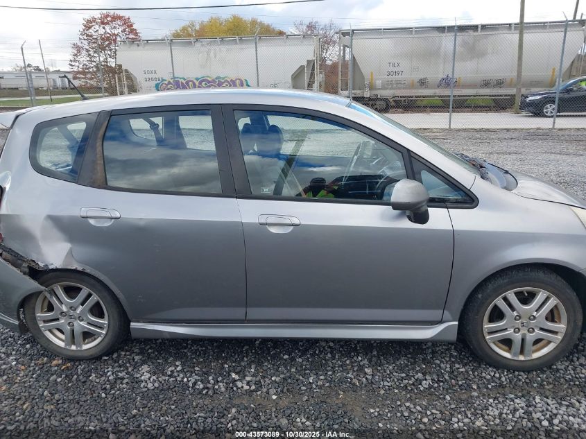 2008 Honda Fit Sport VIN: JHMGD38638S055876 Lot: 43573089