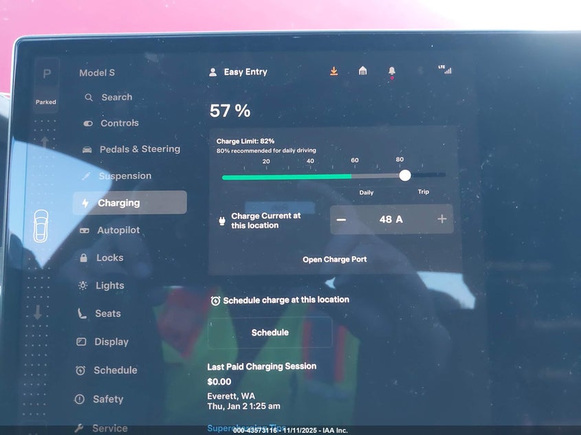 2023 Tesla Model S Dual Motor All-Wheel Drive/Standard Range VIN: 5YJSA1E51PF499449 Lot: 43573116