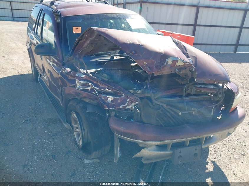 2001 Dodge Durango VIN: 1B4HR28N61F620500 Lot: 43573130