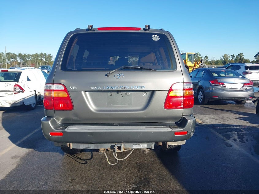 2001 Toyota Land Cruiser VIN: JTEHT05J912011849 Lot: 43573151