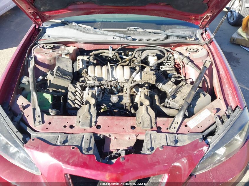 2004 Pontiac Grand Prix Gt2 VIN: 2G2WS522X41345129 Lot: 43573168