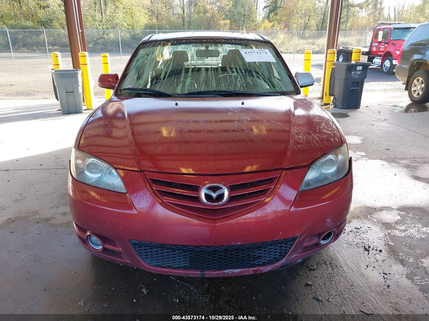 2006 Mazda Mazda3 S VIN: JM1BK323261510655 Lot: 43573174