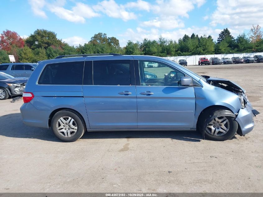 2007 Honda Odyssey Ex VIN: 5FNRL38417B031986 Lot: 43573183