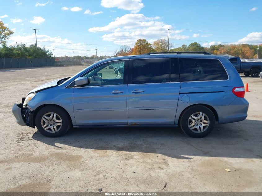 2007 Honda Odyssey Ex VIN: 5FNRL38417B031986 Lot: 43573183