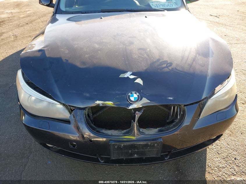 2007 BMW 530I VIN: WBANE73557CM55066 Lot: 43573275