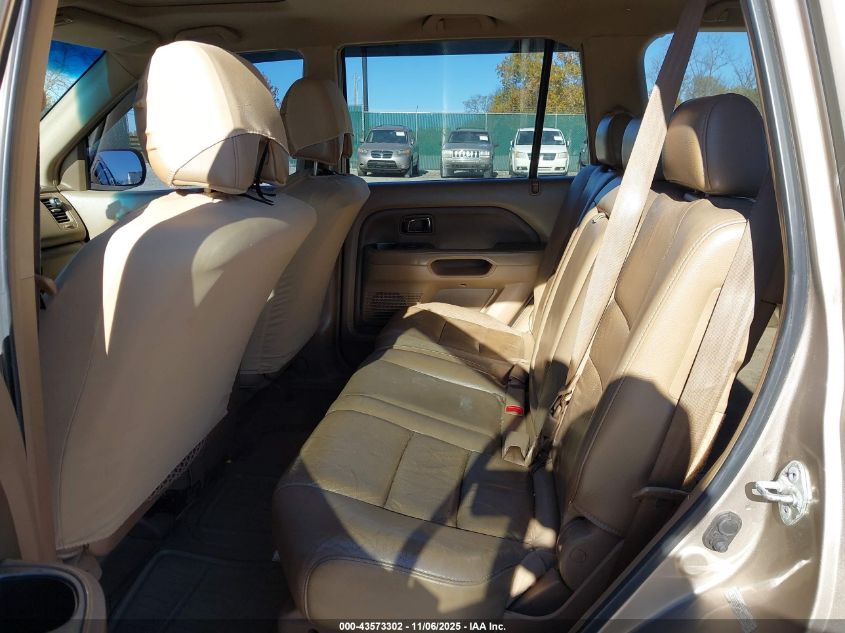 2007 Honda Pilot Ex-L VIN: 5FNYF28537B017593 Lot: 43573302