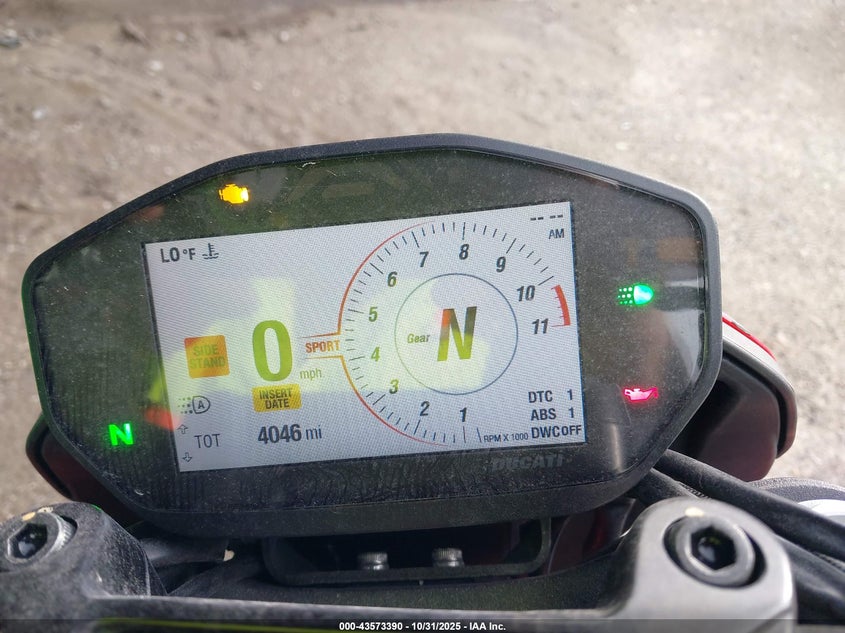 2020 Ducati Hypermotard 950/950 Sp VIN: ZDMBAJDT3LB005187 Lot: 43573390