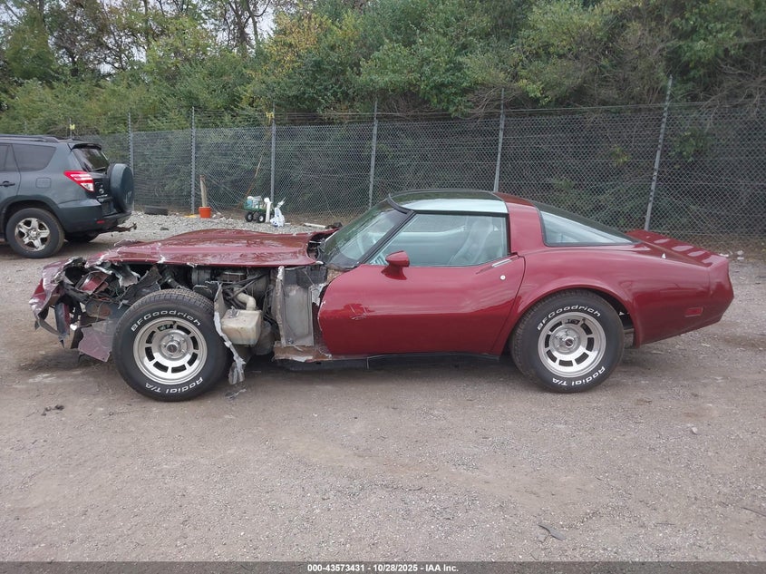 1981 Chevrolet Corvette VIN: 1G1AY8762BS409252 Lot: 43573431