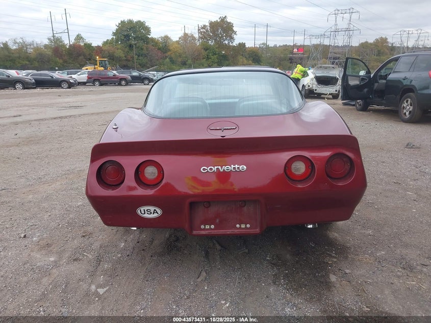 1981 Chevrolet Corvette VIN: 1G1AY8762BS409252 Lot: 43573431