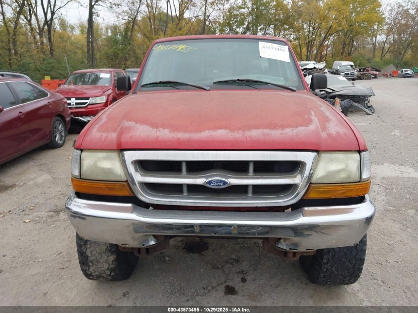 1999 Ford Ranger Xl/Xlt VIN: 1FTYR10CXXTA10472 Lot: 43573455