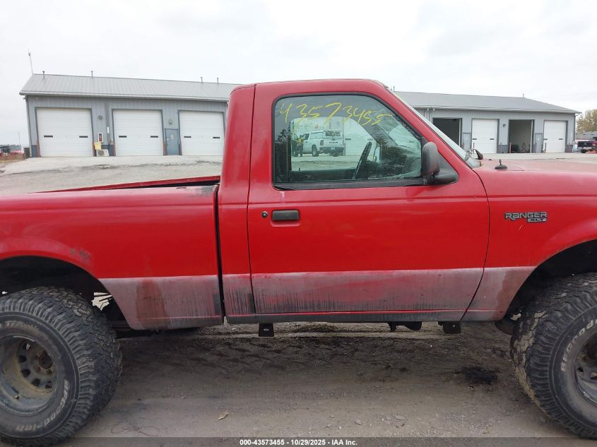 1999 Ford Ranger Xl/Xlt VIN: 1FTYR10CXXTA10472 Lot: 43573455