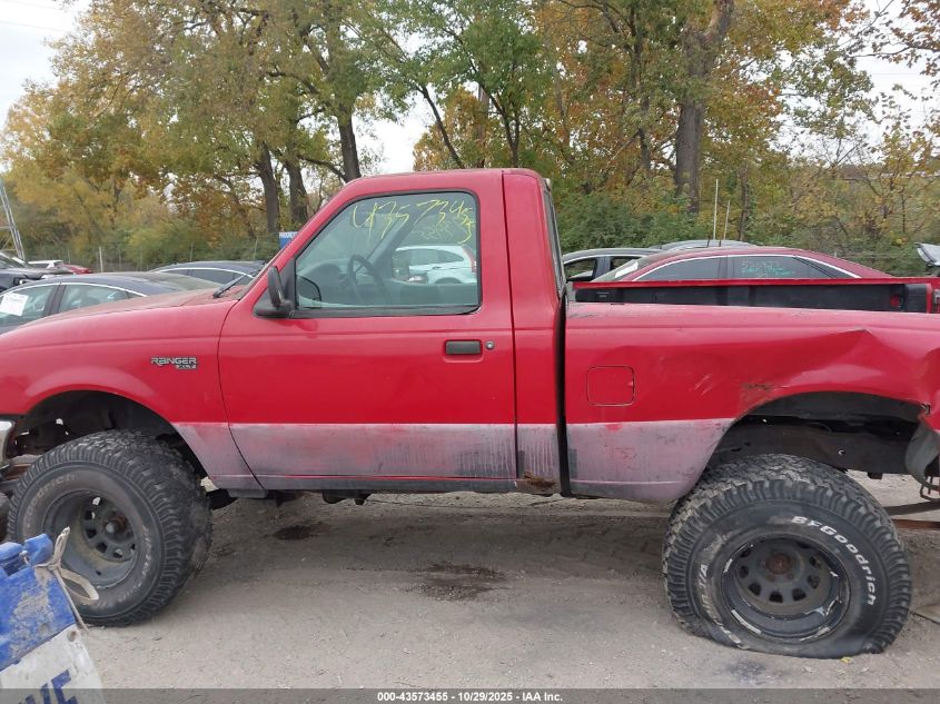 1999 Ford Ranger Xl/Xlt VIN: 1FTYR10CXXTA10472 Lot: 43573455
