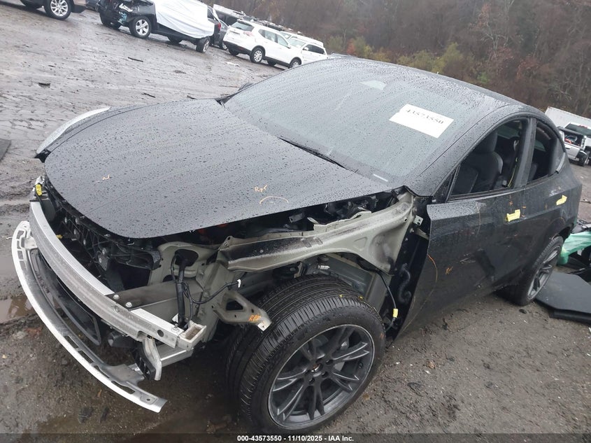 2025 Tesla Model Y Long Range Dual Motor All-Wheel Drive VIN: 7SAYGDEE4SA337933 Lot: 43573550