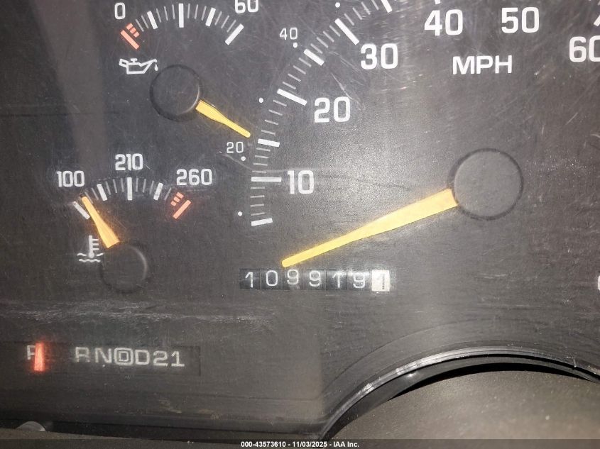 1992 Chevrolet Gmt-400 C1500 VIN: 1GCDC14K5NZ114962 Lot: 43573610