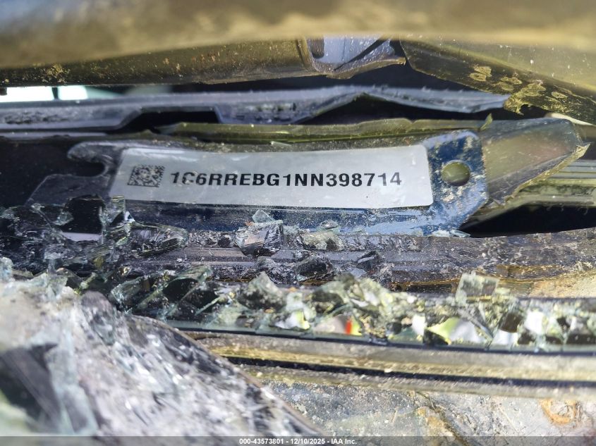 2022 Ram 1500 Lone Star 4X2 6'4 Box VIN: 1C6RREBG1NN398714 Lot: 43573801