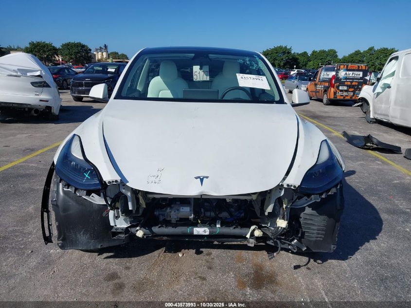 2023 Tesla Model Y Performance Dual Motor All-Wheel Drive VIN: 7SAYGDEF7PF602945 Lot: 43573993