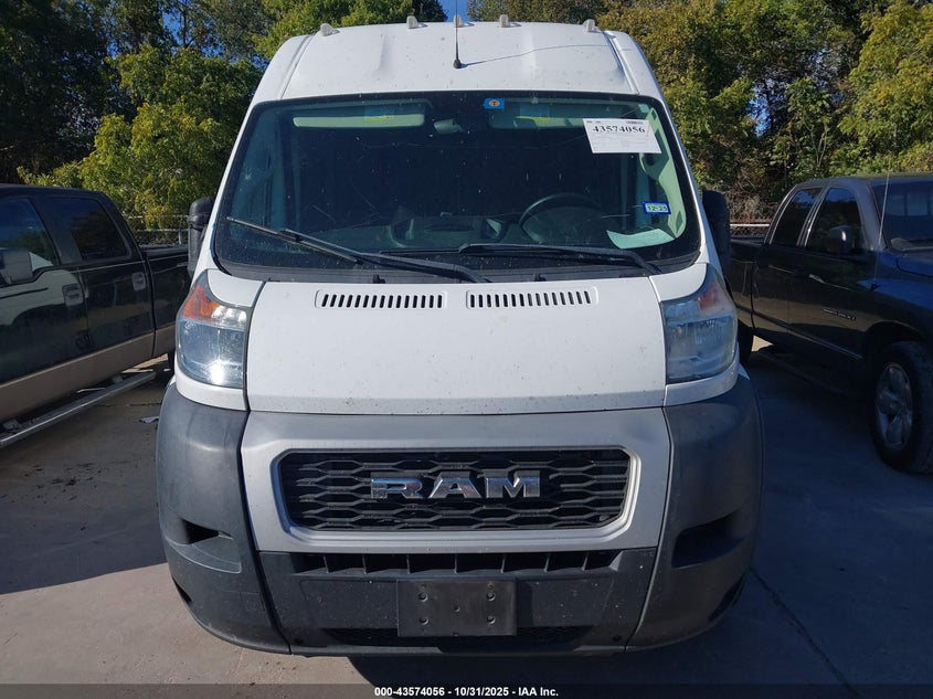 2019 Ram Promaster 2500 High Roof 159 Wb VIN: 3C6TRVDG8KE532220 Lot: 43574056