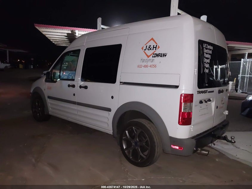 Vin: nm0ls7cn9bt062227, lot: 44069217, ford transit connect xl 20113