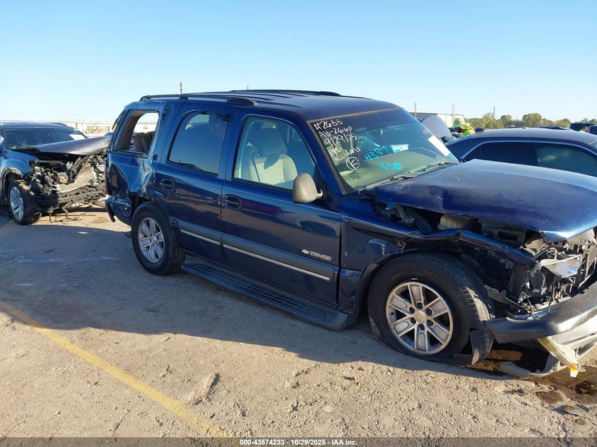 2003 Chevrolet Tahoe Ls VIN: 1GNEC13V93R306390 Lot: 43574233