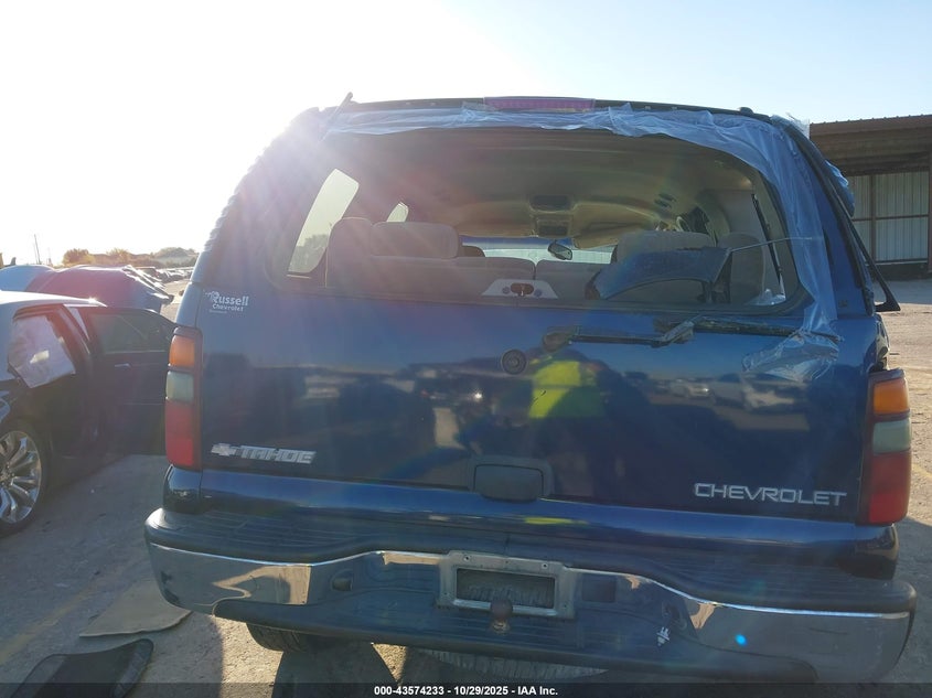 2003 Chevrolet Tahoe Ls VIN: 1GNEC13V93R306390 Lot: 43574233