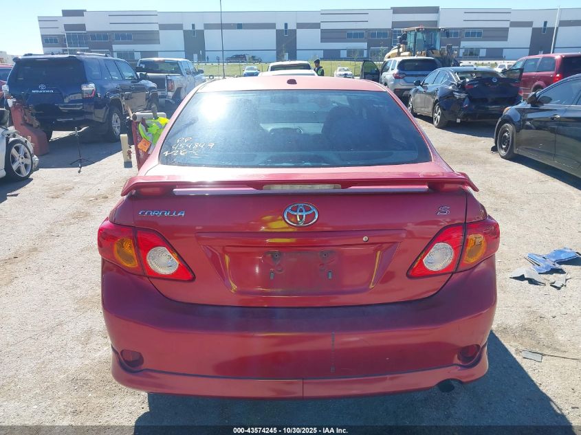 2009 Toyota Corolla S VIN: 1NXBU40E39Z081318 Lot: 43574245